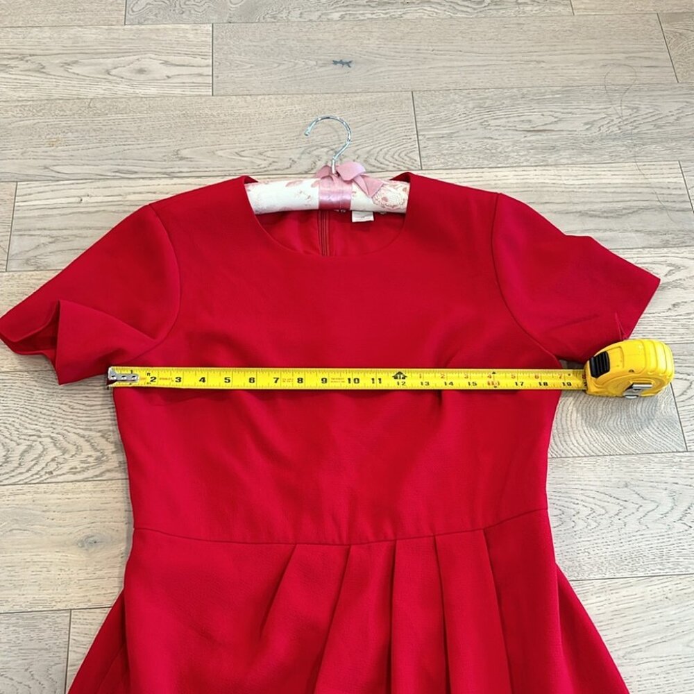 Club Monaco Lynndalyn Red Dress size 12 - Picture 4 of 7